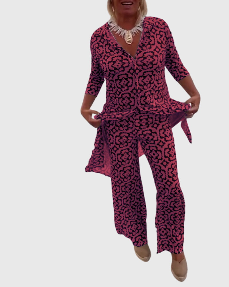 Gabriella™ | Chic Vintage Two-Piece Ensemble