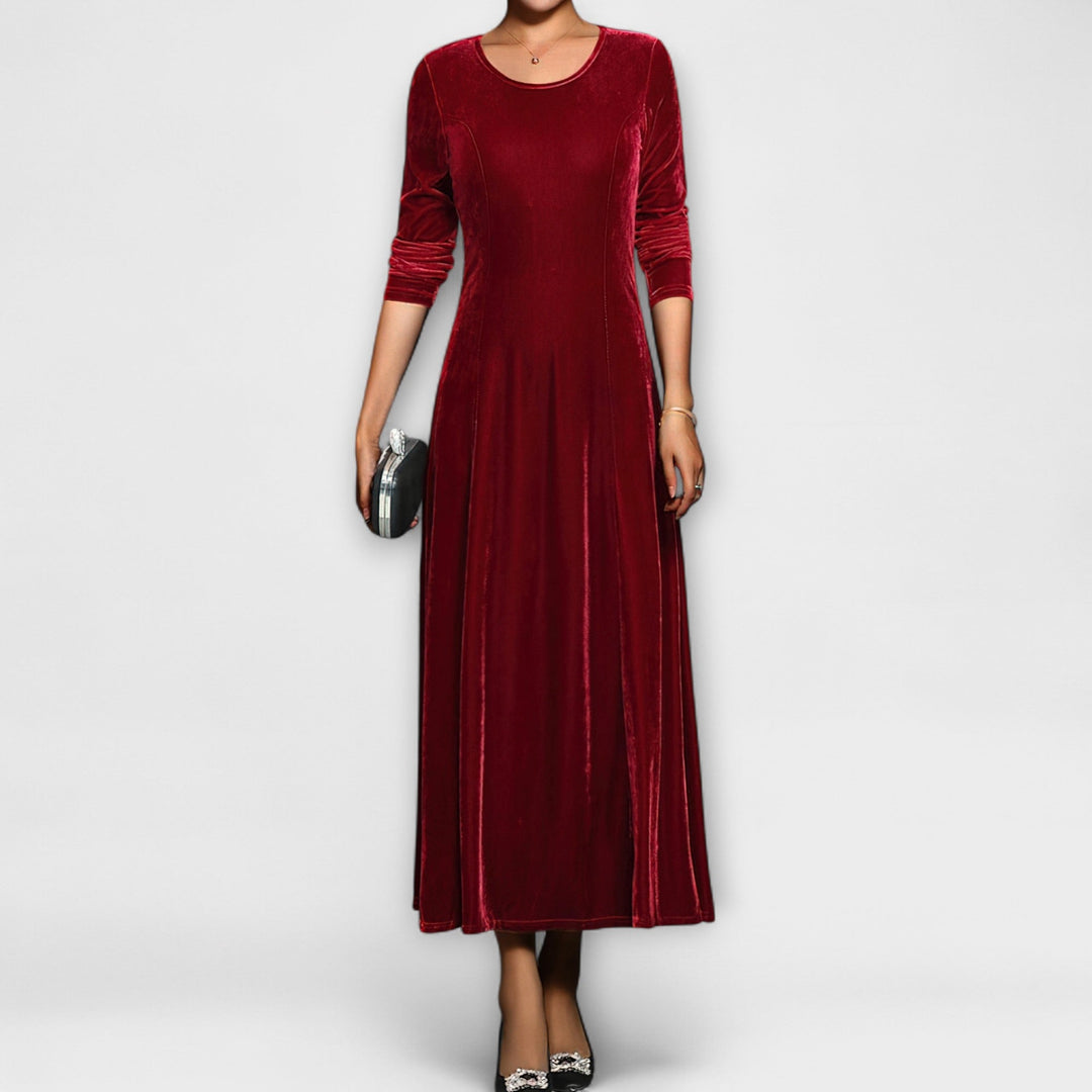 April - Luxurious Velvet Dress