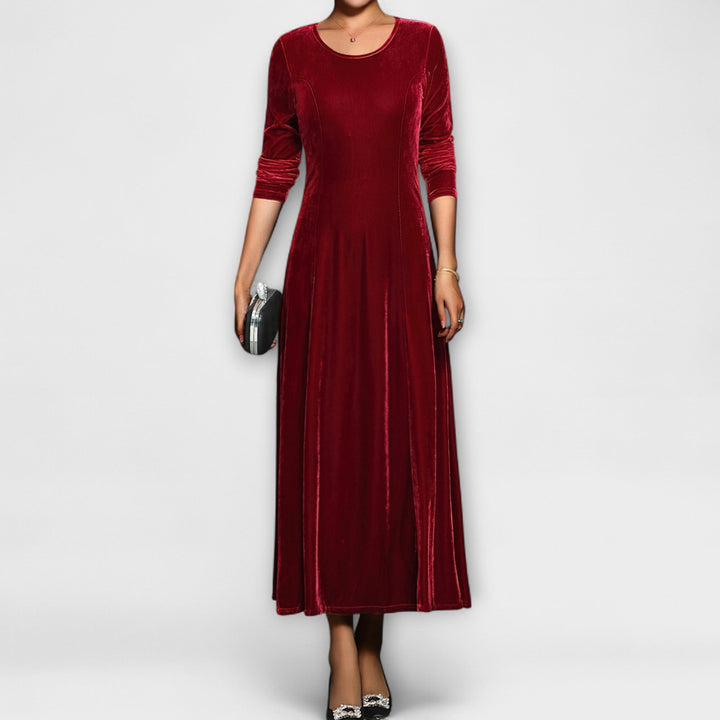 April - Luxurious Velvet Dress