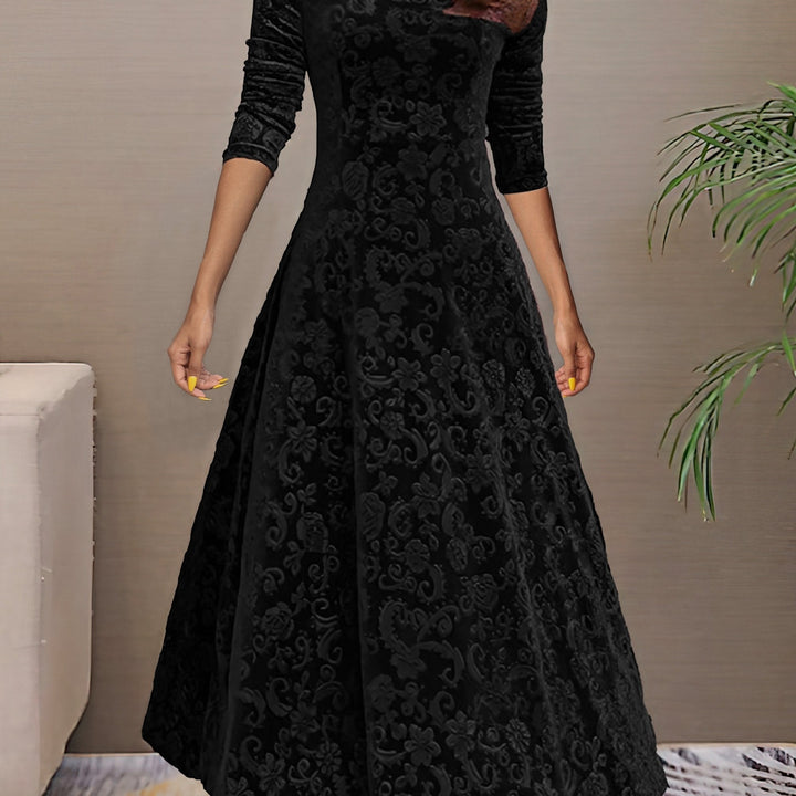 Denise | Luxurious Velvet Elegance Gown