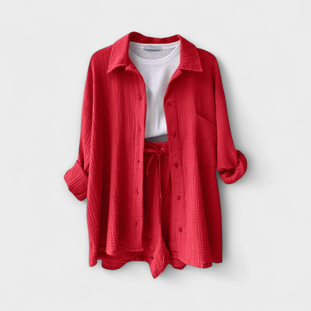 Roselina | Chic Top and Bottom Set