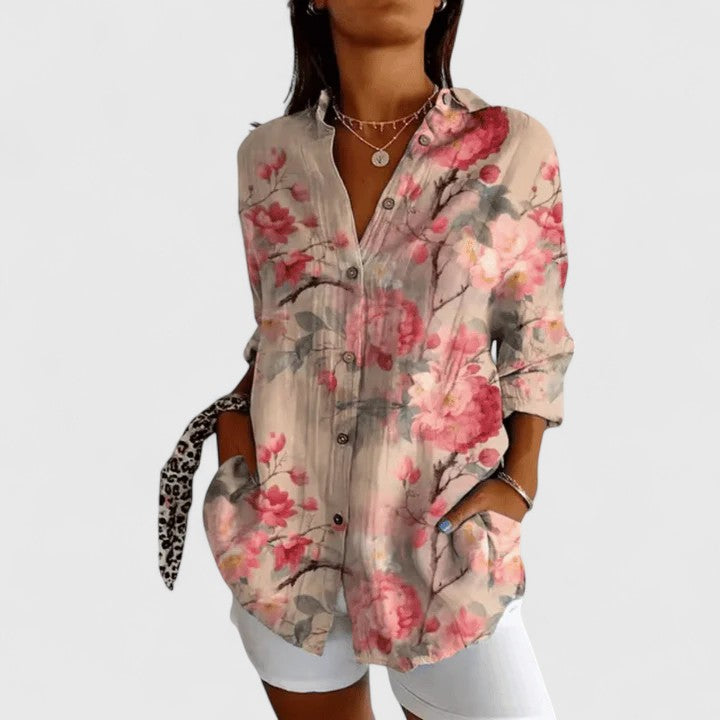 Katarine | Chic Floral Elegance Blouse