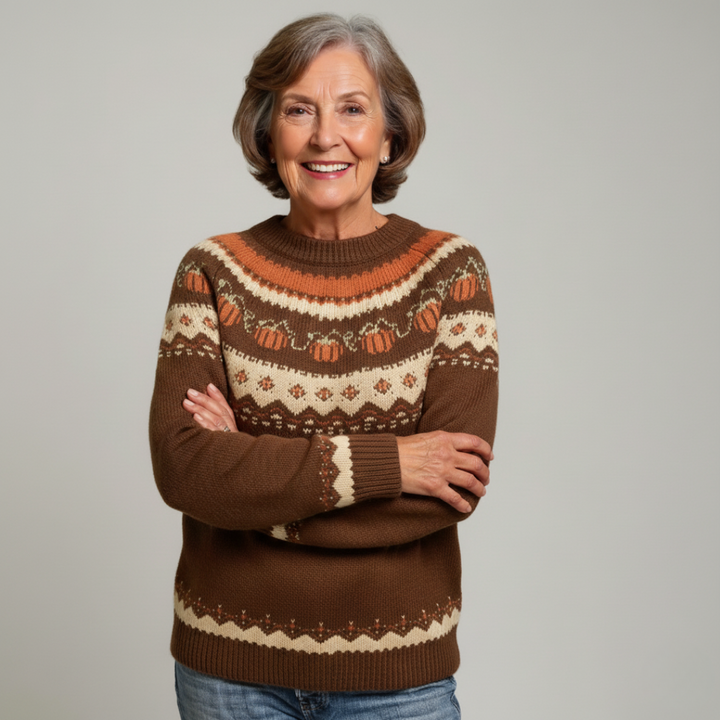 Marion | Retro Icelandic Knit Sweater