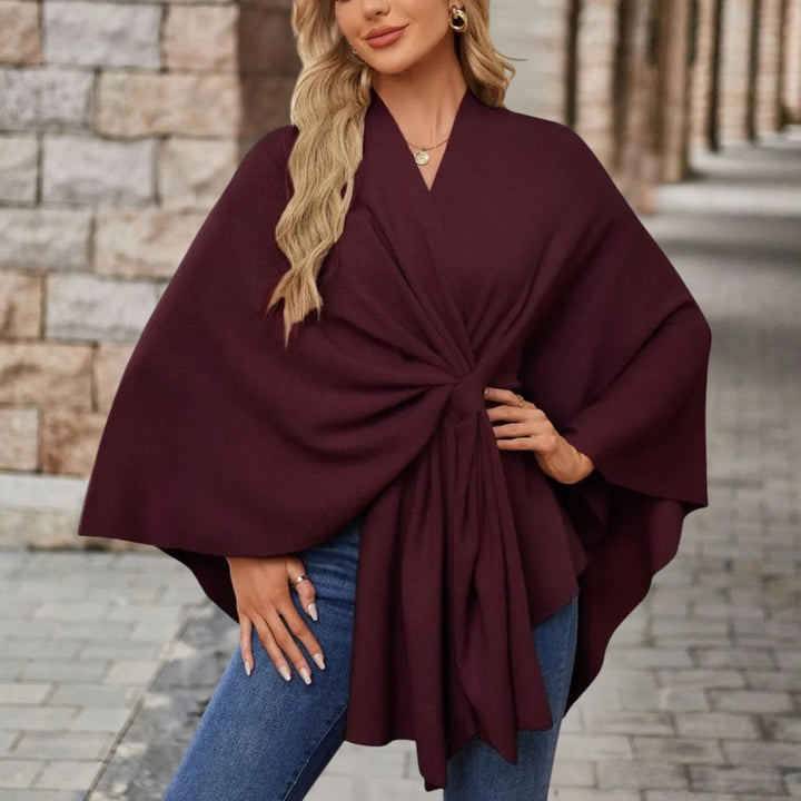 Selora | Elegant Poncho Sweater