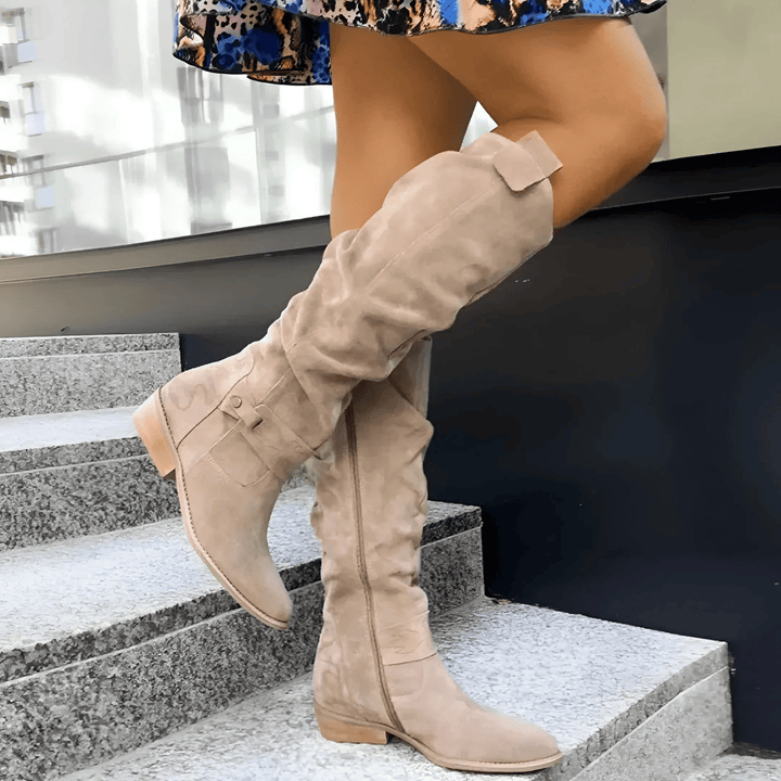 Juliette | Suede Knee Boots