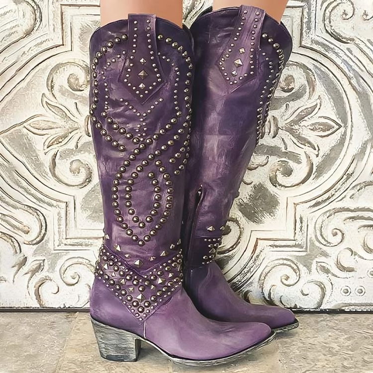 Valencia | Western Knee Boots