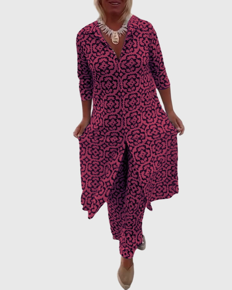 Gabriella™ | Chic Vintage Two-Piece Ensemble