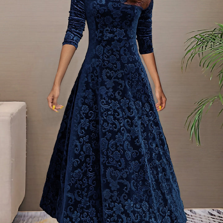 Denise | Luxurious Velvet Elegance Gown
