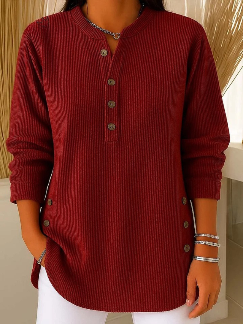 Eden | Button Henley Tunic