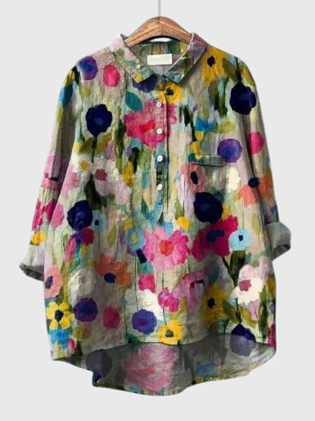 Valeria™ - Blossom Pattern Blouse