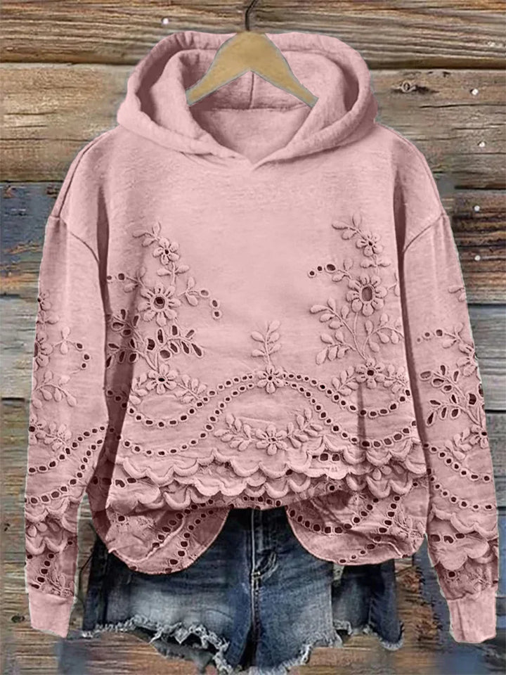 Luna | Lace-Soft Cozy Hoodie