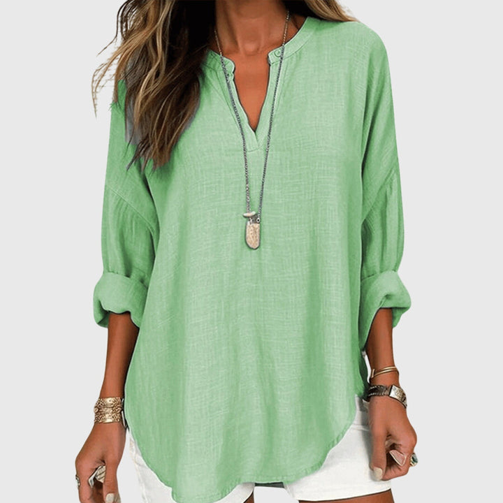 Lenara™ | Breezy Chic Beach Blouse