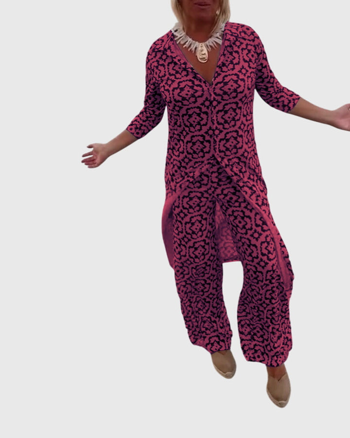 Gabriella™ | Chic Vintage Two-Piece Ensemble