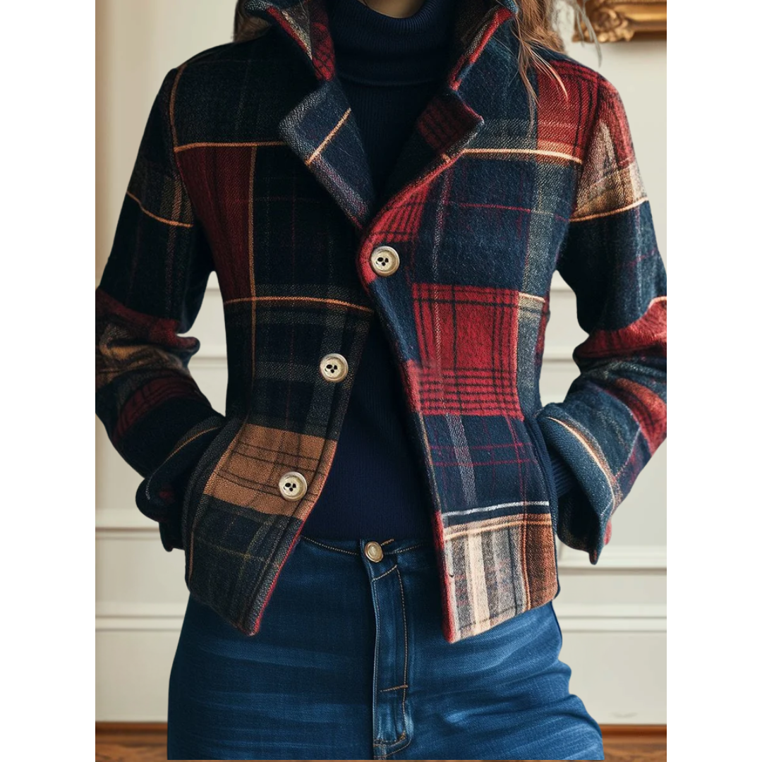 Maribel | Classic Check Wool Jacket