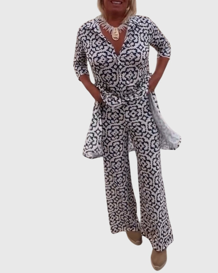 Gabriella™ | Chic Vintage Two-Piece Ensemble