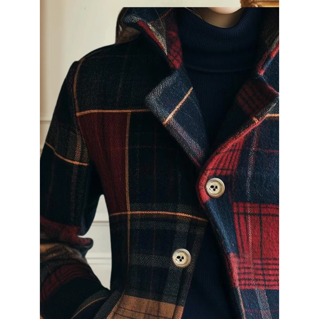 Maribel | Classic Check Wool Jacket