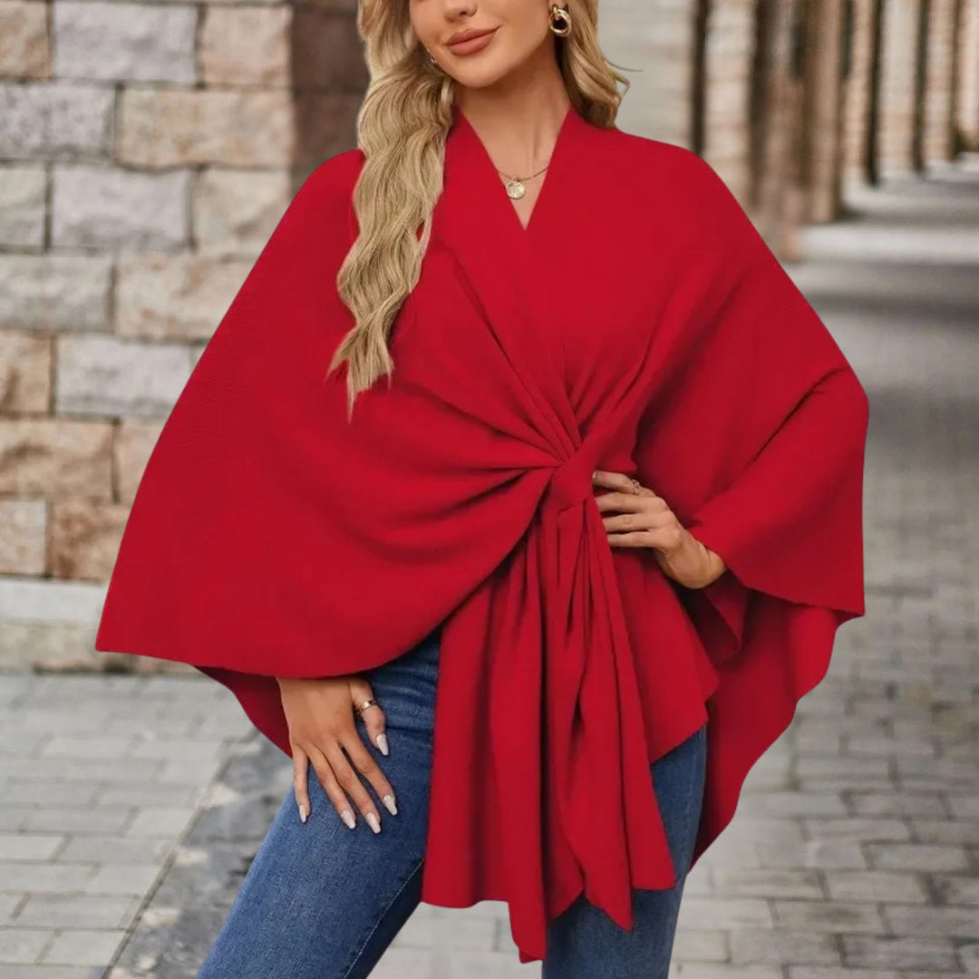 Selora | Elegant Poncho Sweater