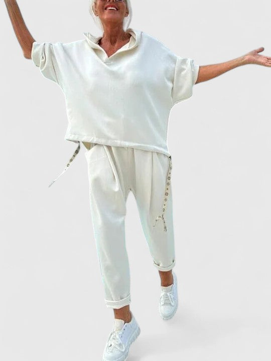 Sally | Cozy Hooded Sweatshirt Ensemble