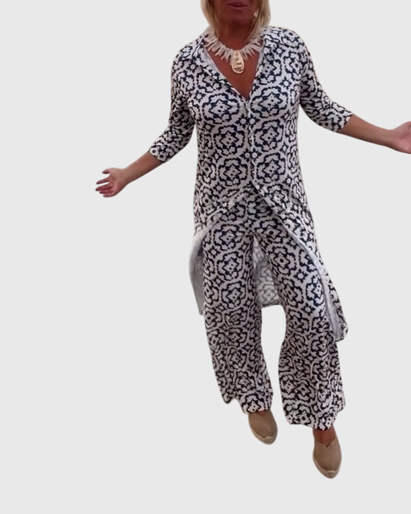 Gabriella™ | Chic Vintage Two-Piece Ensemble