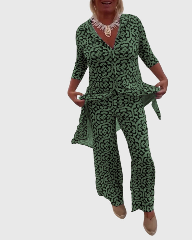 Gabriella™ | Chic Vintage Two-Piece Ensemble