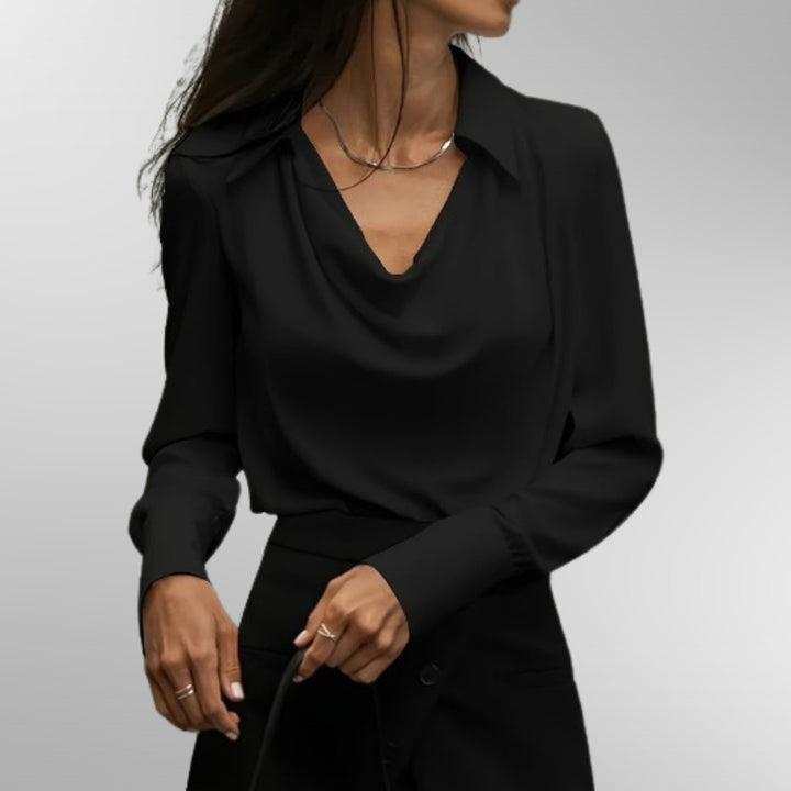 Violet™ | Chic Satin Blouse