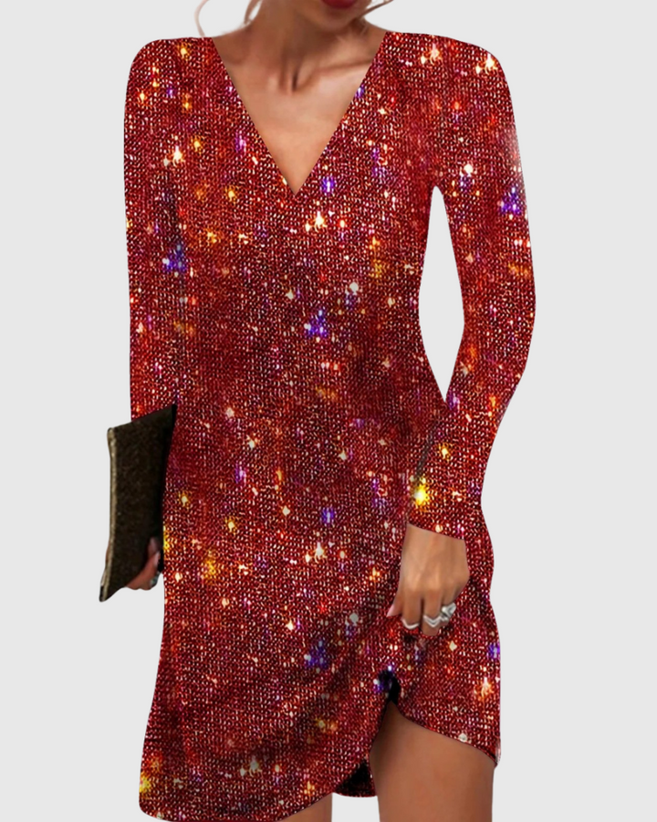 Celine | Sparkling Sequin Mini Dress