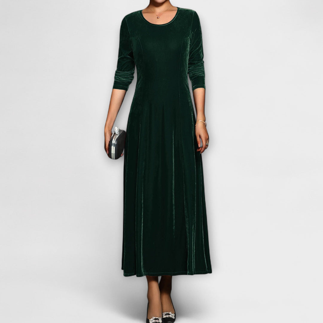 April - Luxurious Velvet Dress