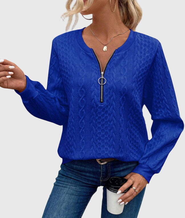 Nora™ Zippered Sweater