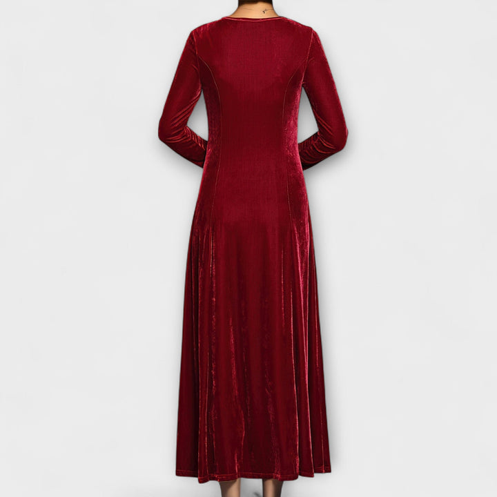 April - Luxurious Velvet Dress