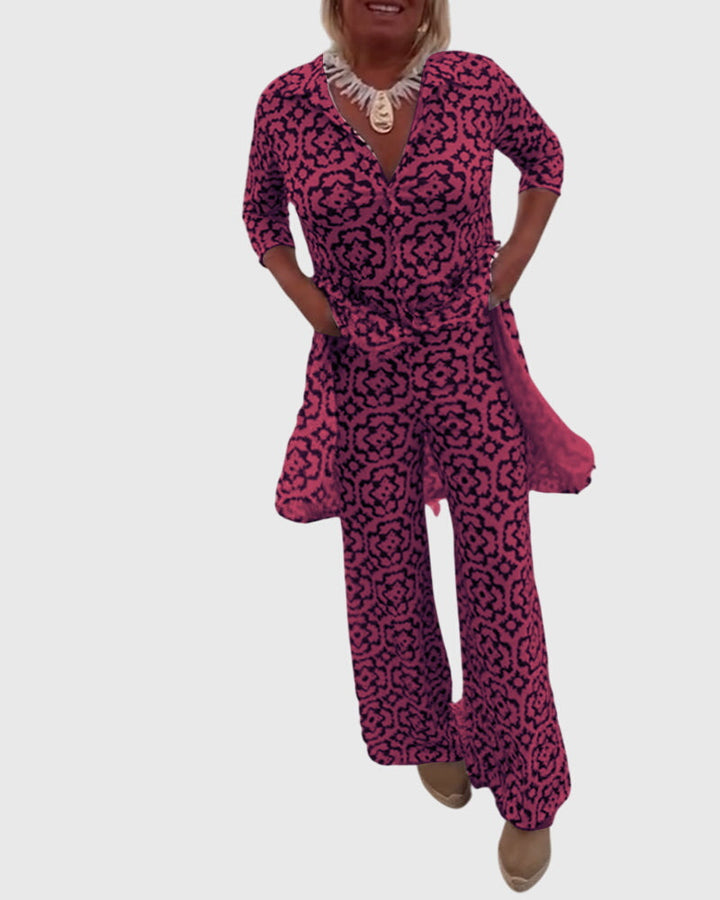 Gabriella™ | Chic Vintage Two-Piece Ensemble