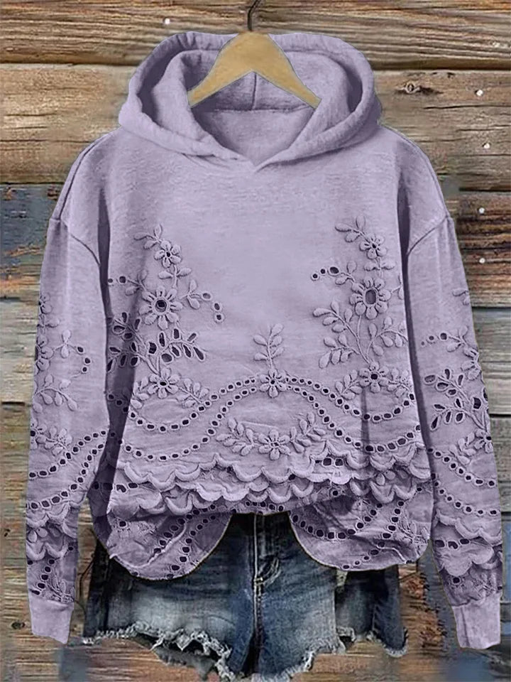Luna | Lace-Soft Cozy Hoodie