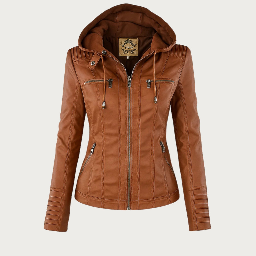 Riyana | Elegant and Street-Ready Leather Jacket