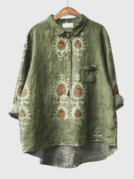 Valeria™ - Blossom Pattern Blouse