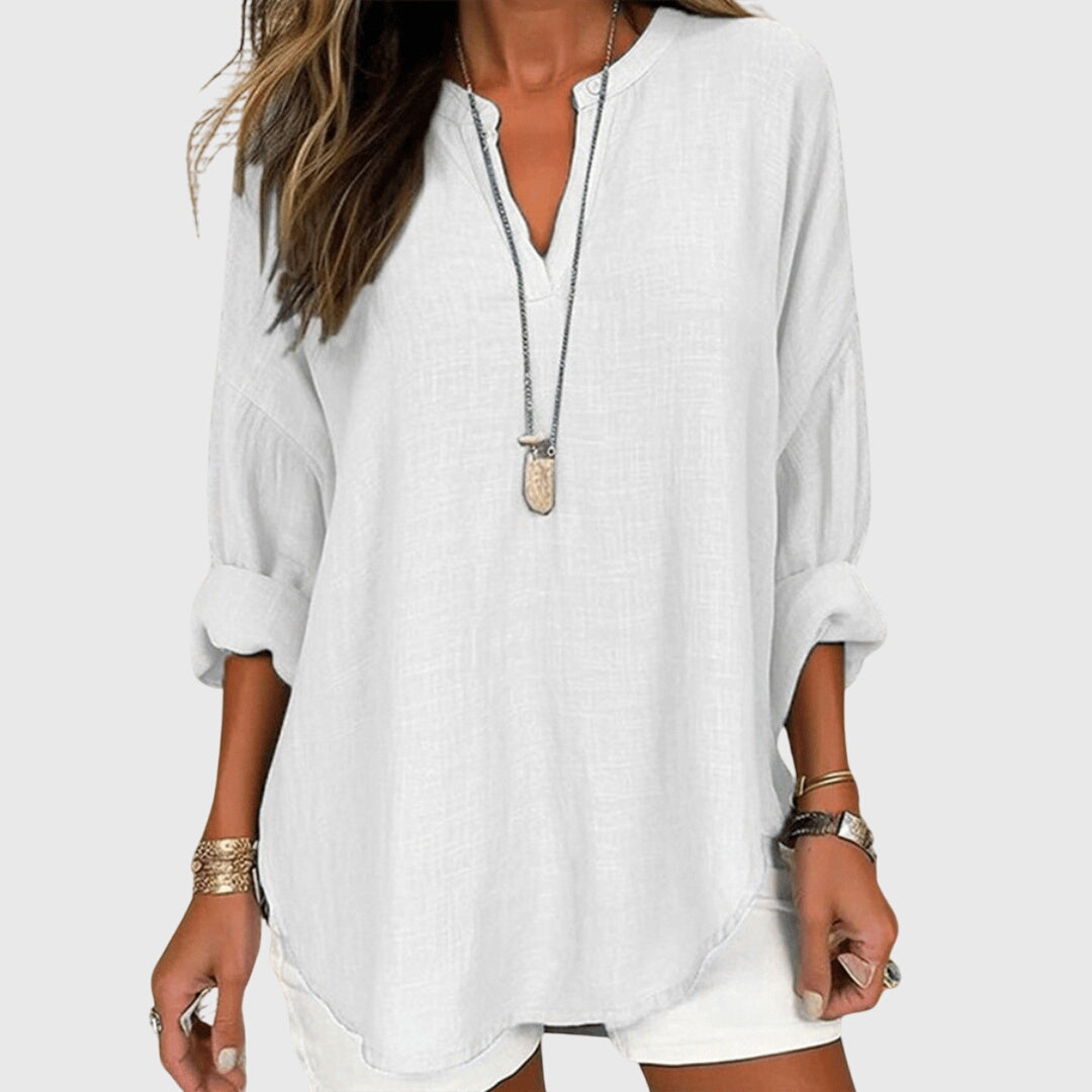 Lenara™ | Breezy Chic Beach Blouse