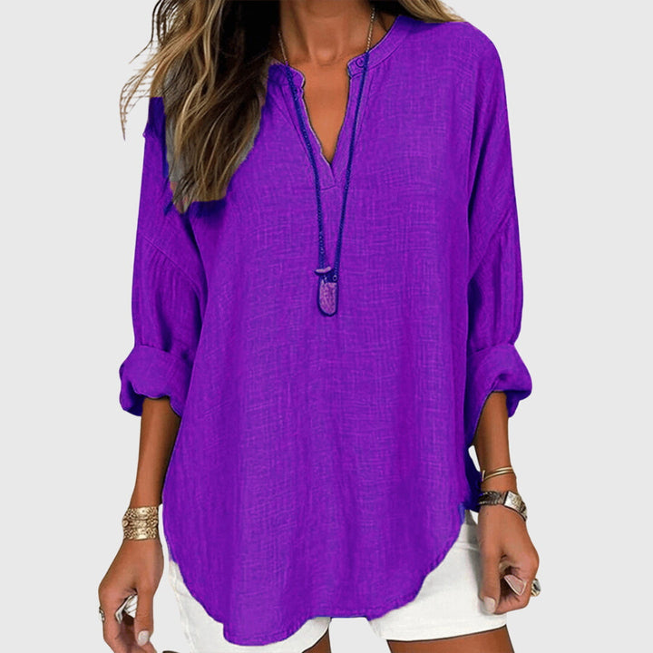 Lenara™ | Breezy Chic Beach Blouse