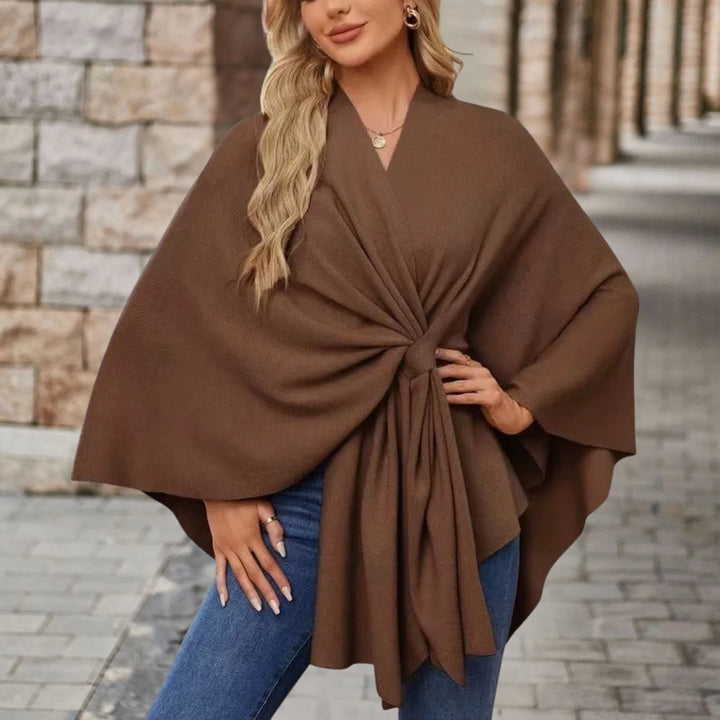 Selora | Elegant Poncho Sweater