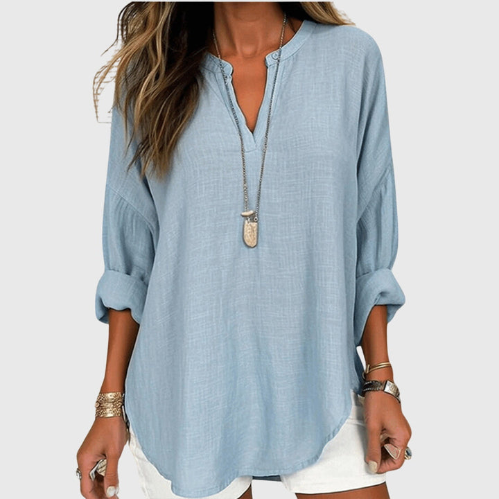 Lenara™ | Breezy Chic Beach Blouse