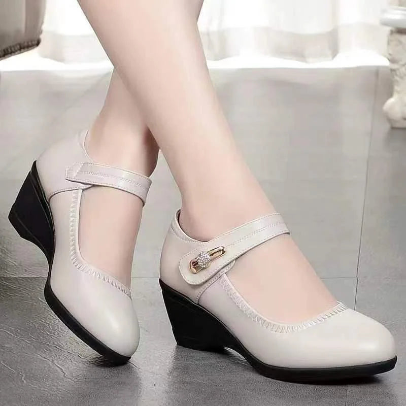 Sophia | Elegant Half Shoes with Medium Heel