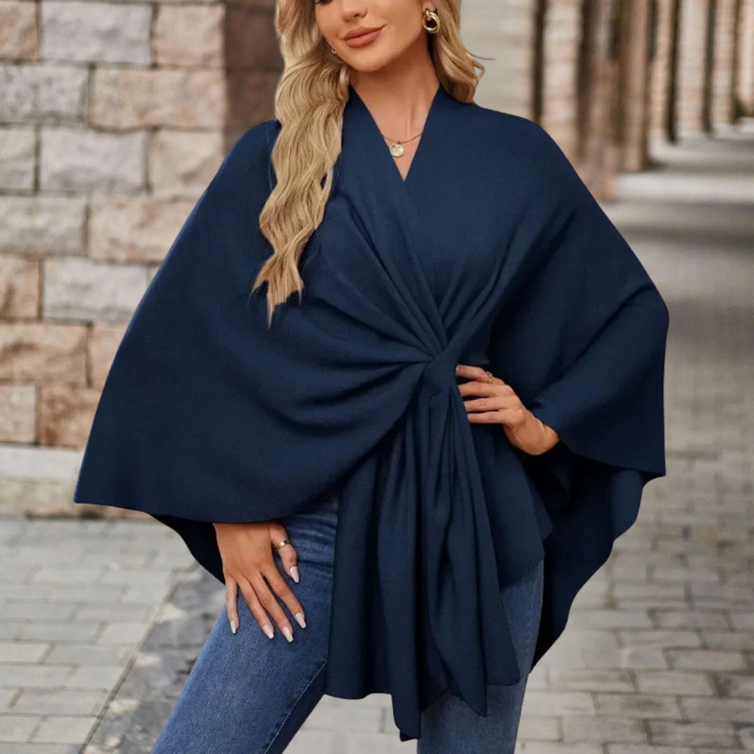 Selora | Elegant Poncho Sweater