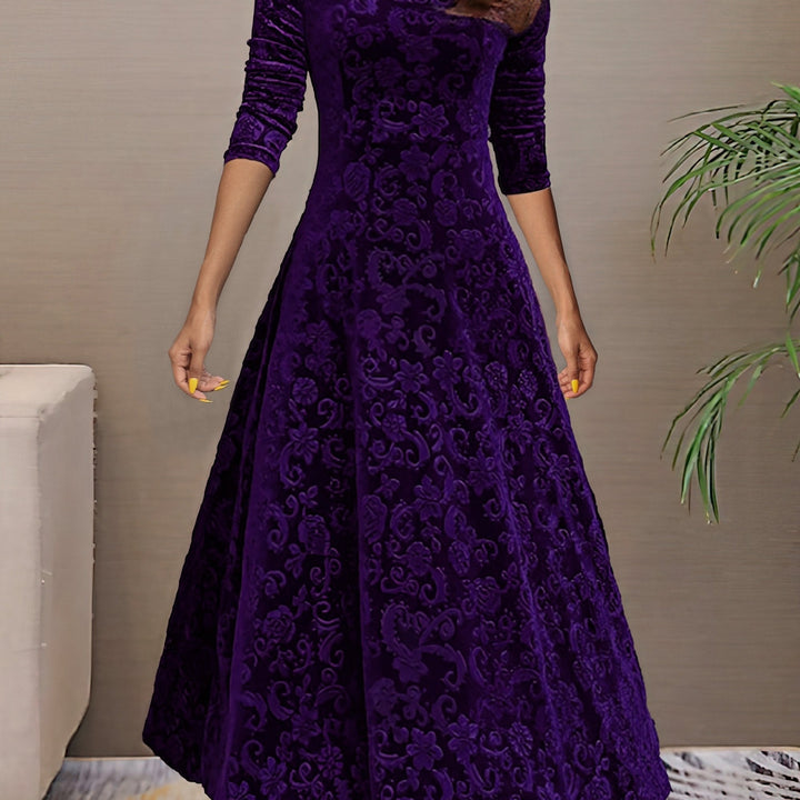 Denise | Luxurious Velvet Elegance Gown