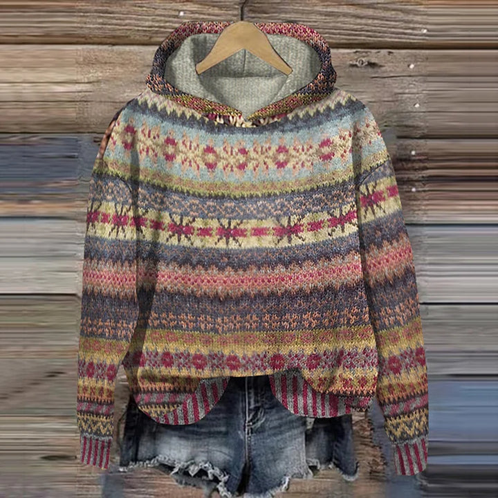 Gaby | Vintage-Inspired Ethnic Hoodie