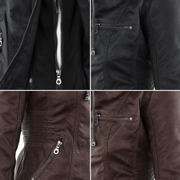 Riyana | Elegant and Street-Ready Leather Jacket