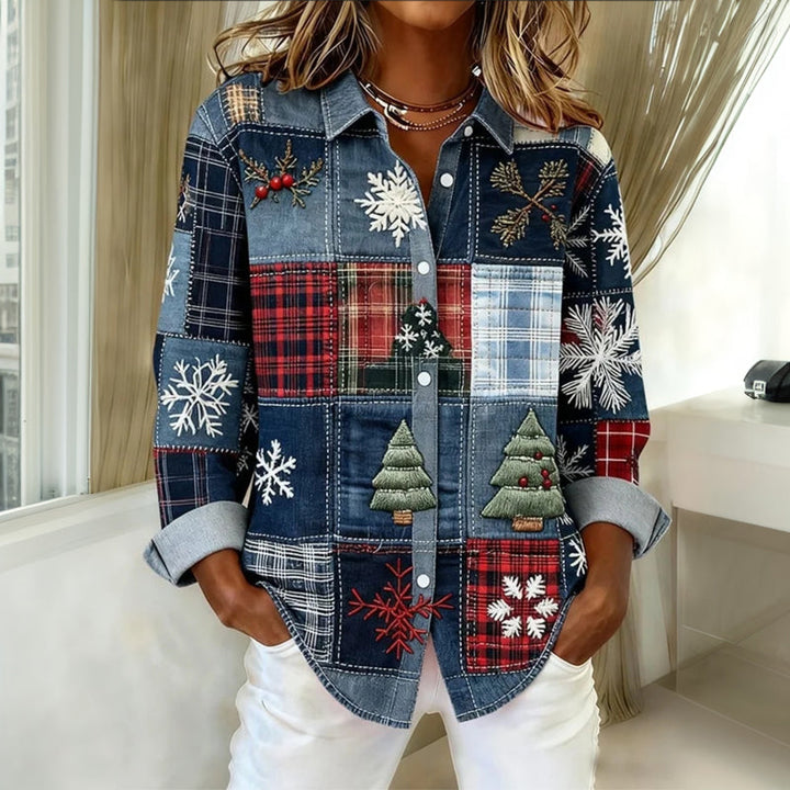 Alivia | Casual Christmas Blouse