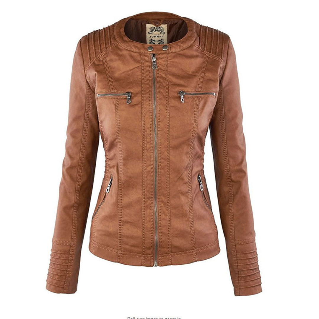 Riyana | Elegant and Street-Ready Leather Jacket