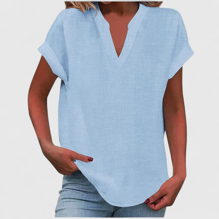Xavinah | Cozy V-Neck Top