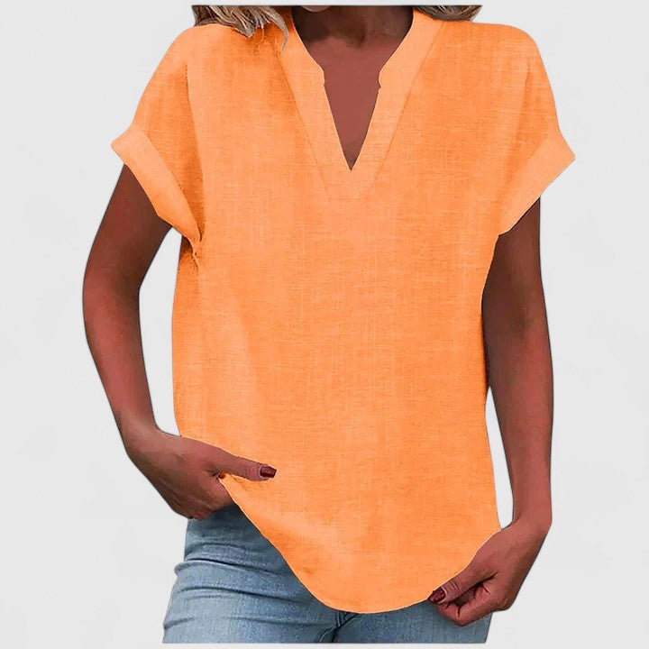 Xavinah | Cozy V-Neck Top