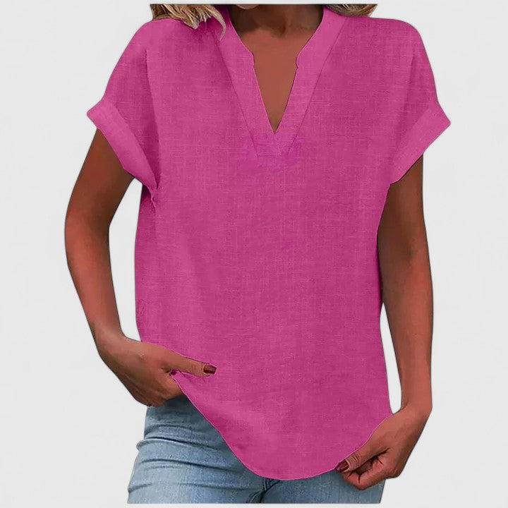 Xavinah | Cozy V-Neck Top