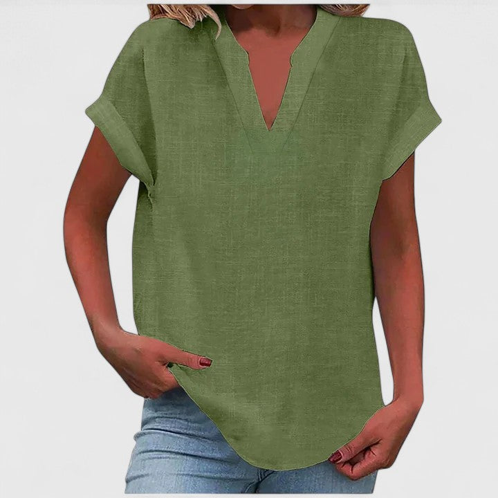 Xavinah | Cozy V-Neck Top