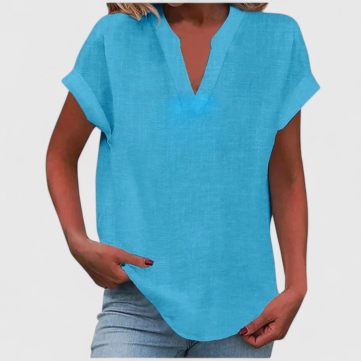 Xavinah | Cozy V-Neck Top