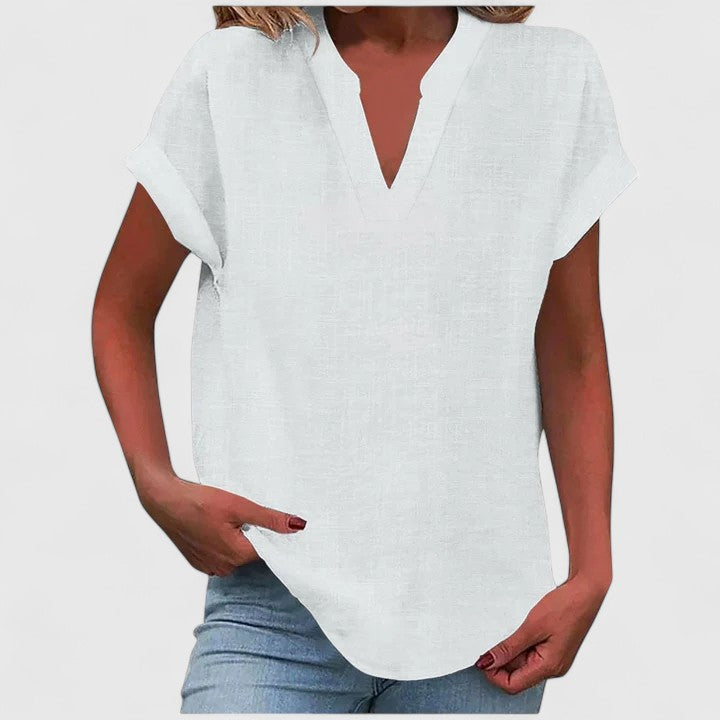 Xavinah | Cozy V-Neck Top